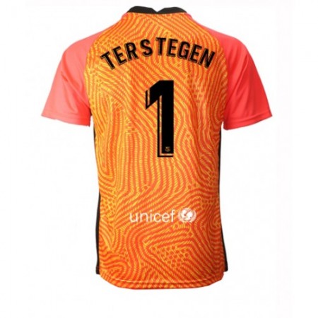 Tenue Barcelone Ter Stegen 1 Gardien 2020-2021 M003 Maillot de Foot Tenue Barcelone Ter Stegen 1 Gardien 2020-2021 M003 Maillot de Foot